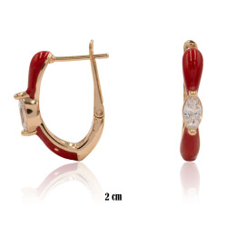 Kolczyki Xuping pozłacane 18k - MF38581